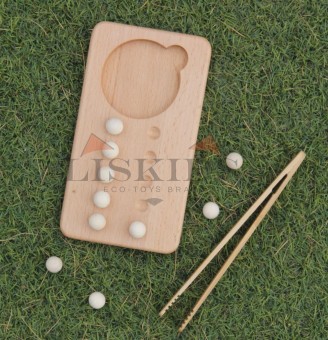Mathematical tablet with beads